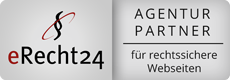 Siegel: eRecht24 Partner-Agentur